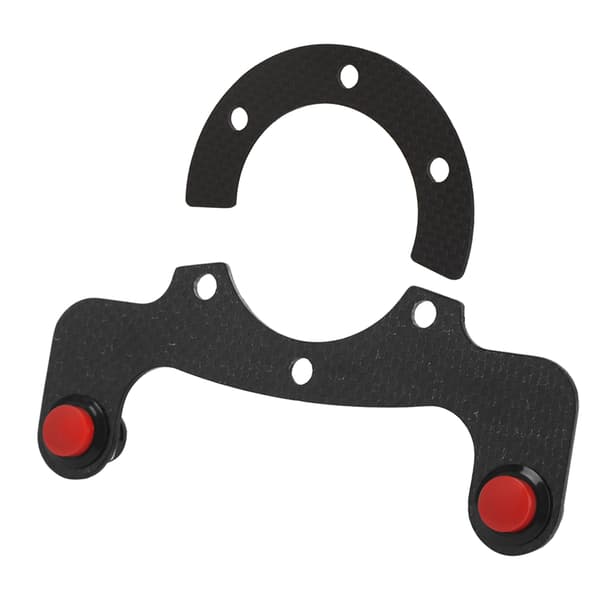 Carbon Fiber External Horn Button Kits for MOMO/OMP/Nardi/Sparco 6-Bolt Steering Wheel Double Button
