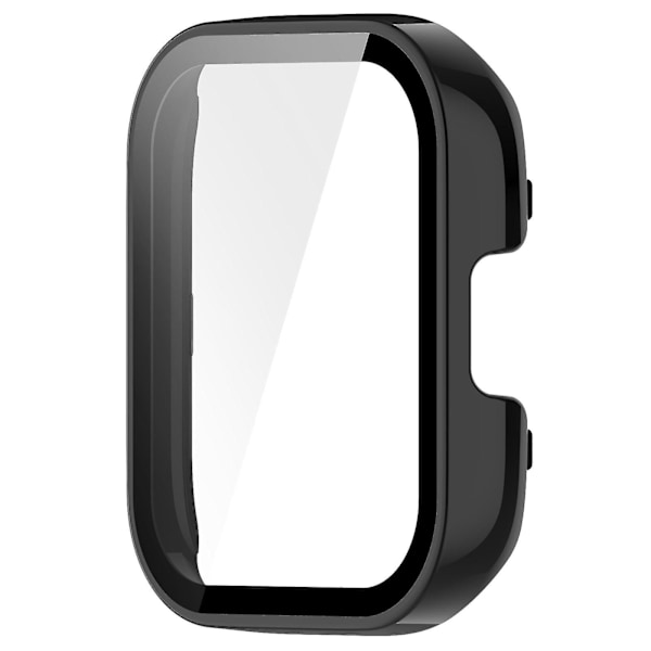 Xiaomi Redmi Watch 3 PC -suojakotelo karkaistulla lasisella näytönsuojalla, älykellon putoamista estävä suojus Black