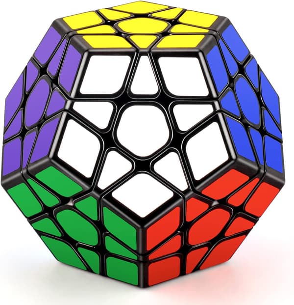 Musta - 3x3 nopea Rubikin kuutio, upea dodekaedri Hei