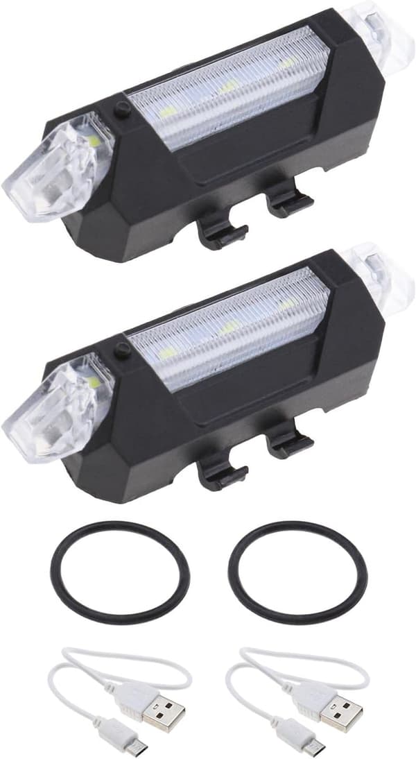 2 kpl LED-varoitusteippejä lampulla, yhteensopiva Xiaomi:n kanssa