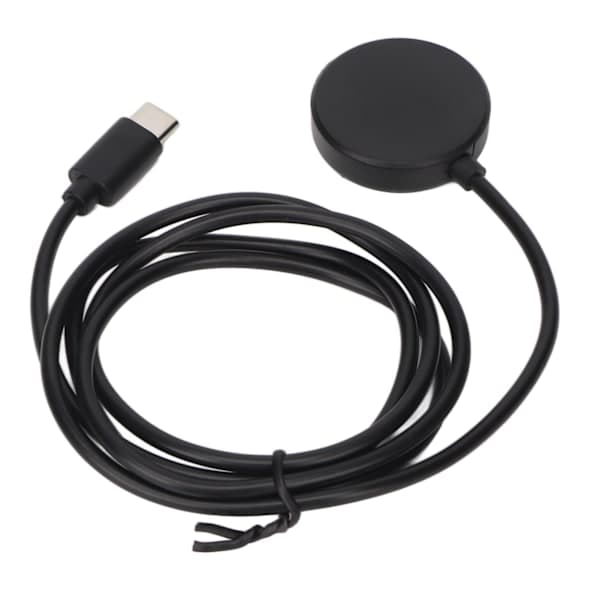 Smartwatch Oplader Magnetisk USB C med 1m Kabel Sort Smartwatch Opladningsdock til Samsung Galaxy Watch 5 Pro
