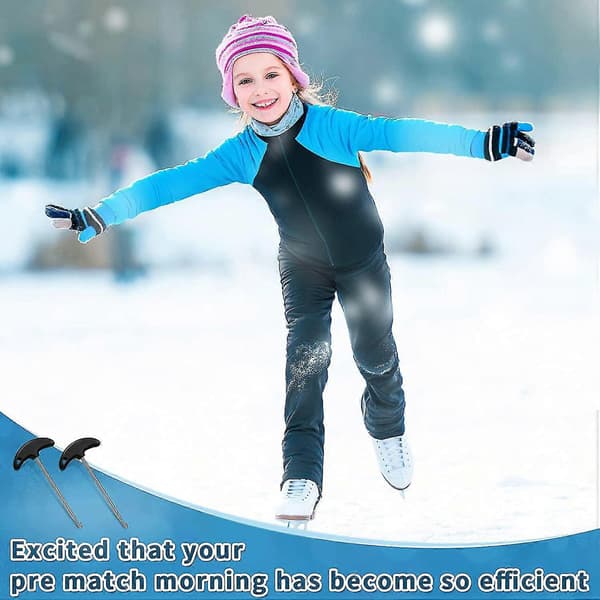 2 st. Ice Hockey Skate Tightener Skate Key Tool Shoelace Puller Ice Roller Skate Tool For Ice Skates db