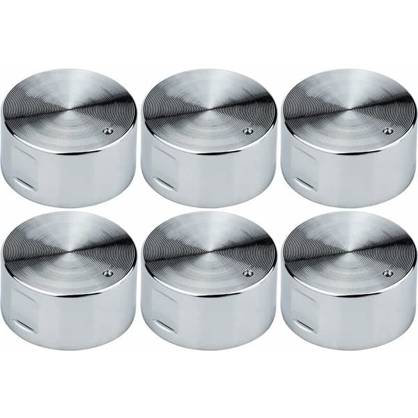 6 Pieces 6mm Universal Gas Knobs Stove Oven Hob Control Switches Control Knobs Oven Knob Hob Surface Control Knobs