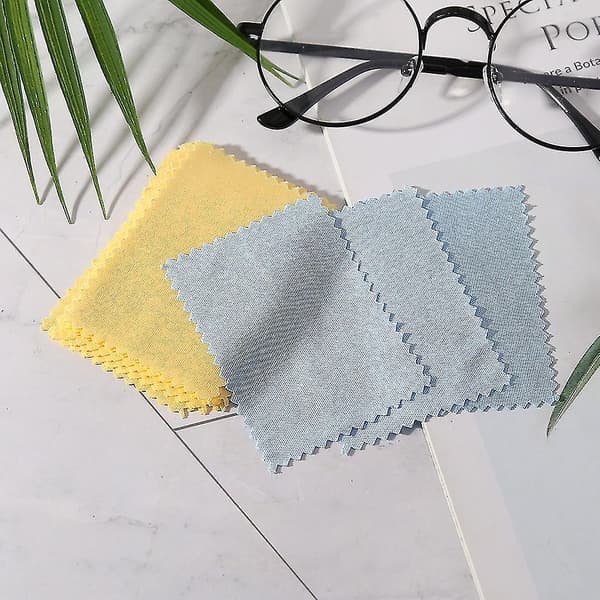 100 stk/pakke Glasdug Linserenser Støvfjerner Bærbare Vådservietter Non-woven Fa