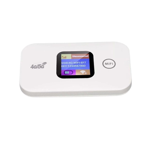 Bærbar Ulåst 4G LTE Trådløs WiFi Router Mobilt Bredbånd LCD MIFI Hotspot
