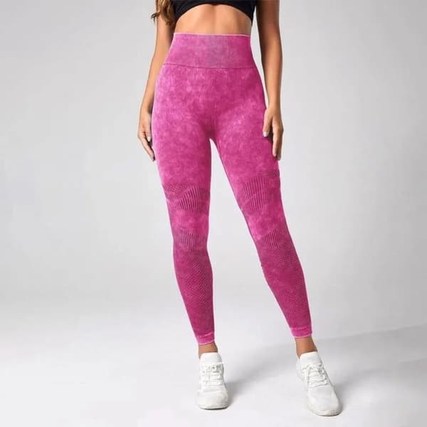 Seamless Training Pants Yoga Pants RED M red