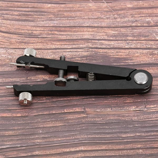 6825 Alloy Watch Band Remover Adjustment Tool V-shaped Spring Bar Plier (Black 6-pin)