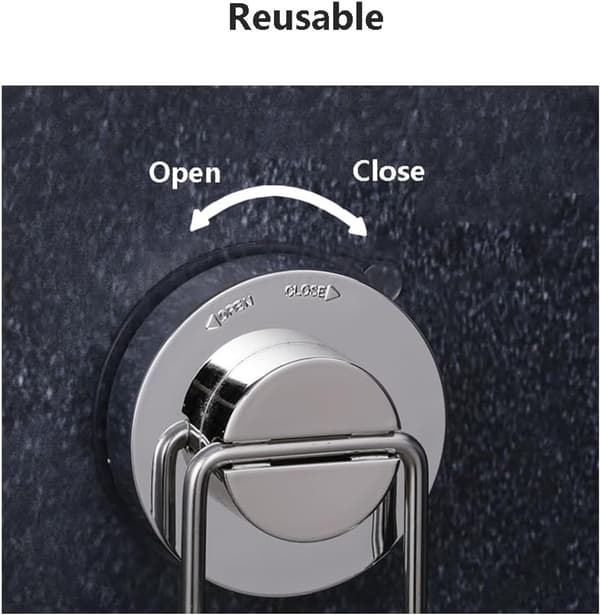 19*13*9cm Double-Layer Soap Holder - Suction Cup Wall Mounted, No Drilling - Stainless Steel - for Shower, Bathroom