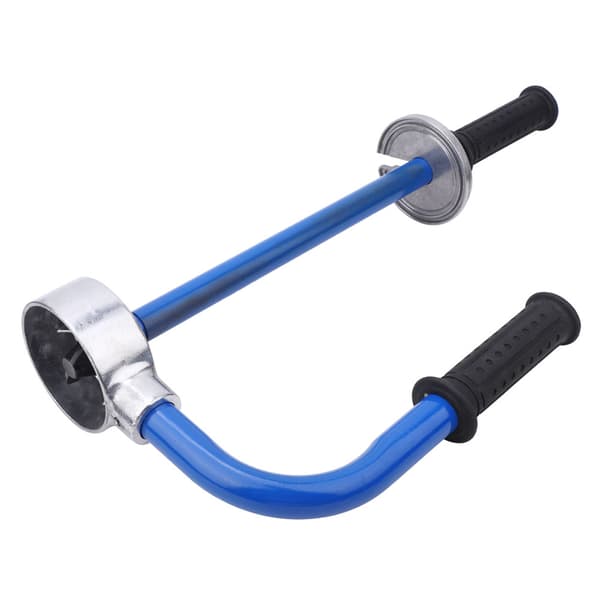 Carbon Steel Stretch Film Dispenser, Adjustable 30-50cm, Manual Tool, Blue