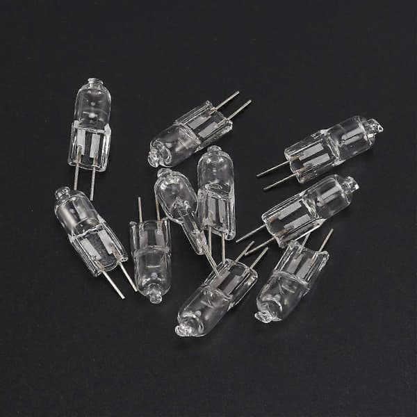 10 X G4 Halogenlampa Belysning 10w Varmvit