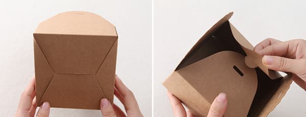 10,5*10,5*6cm, Svart Kraft Presentförpackning (10-pack) - 12 x 12 x 5