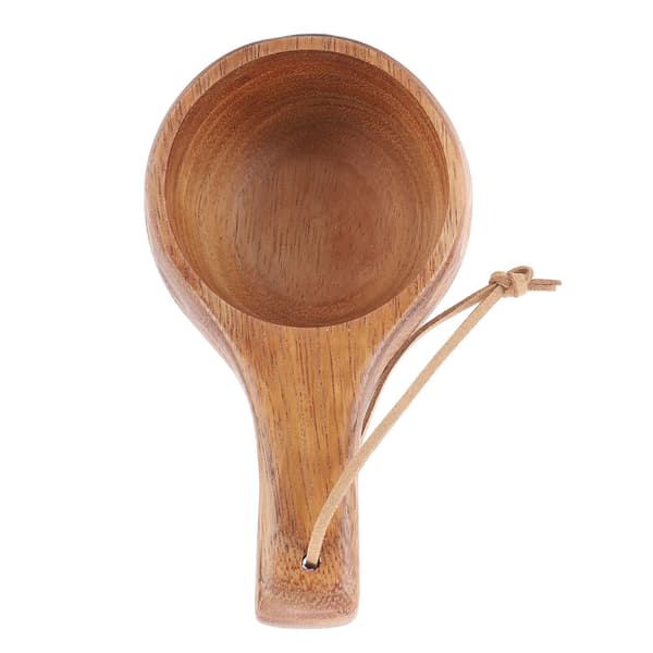 Wooden Coffee Cup 220ML Eco-Friendly Portable Heat Insulating Coffee Cup with Comfortable Grip for Home Turtle Thin Handle