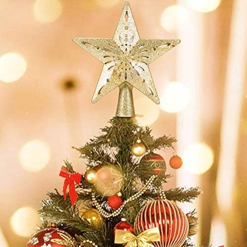 Christmas Tree Topper Hat, Illuminated Star Topper Hat, Used for Christmas