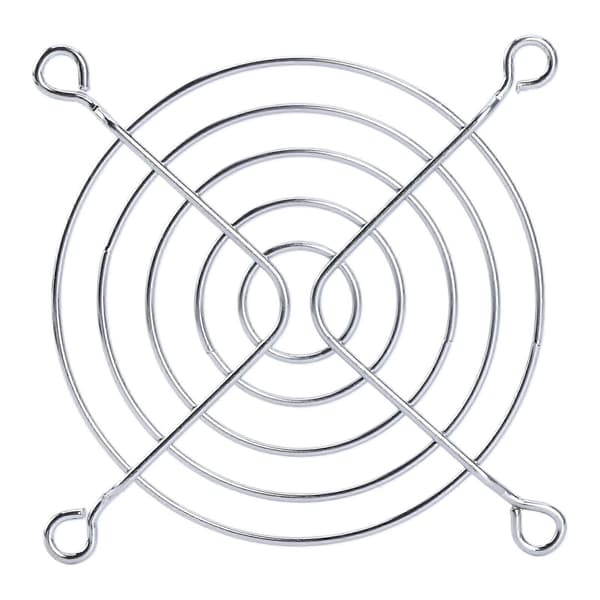 Ventilator til beskyttelsesgitter 8 cm Dia Jerngitter Sikkerhedsgitter til computer til kabinetventilatorer