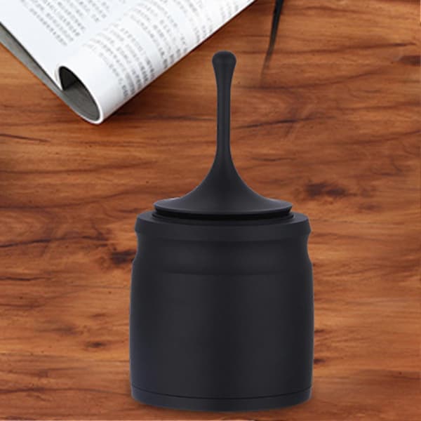 Portable Aluminum Coffee Grinder with Lid and Coffee Press, Kitchenware