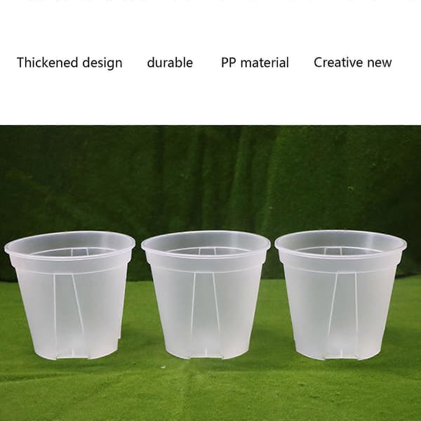 12/15/18cm Transparent Orchid Pot Pruning Pot Indoor Succulent Herb Planter