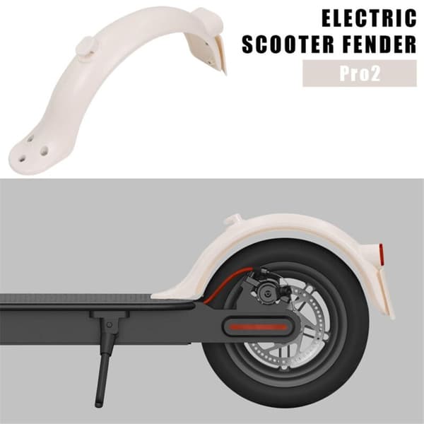 Svart Elektrisk Scooter Bakskjerm for M365 Pro 2 Mi3, Vanntett Sprutbeskyttelse Dekk