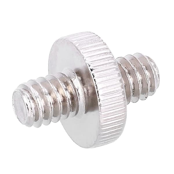 1 pc 1/4\" Male to 1/4\" Male Threaded Screw Conversion Adapter for Camera Tripod Ball Head DSLR