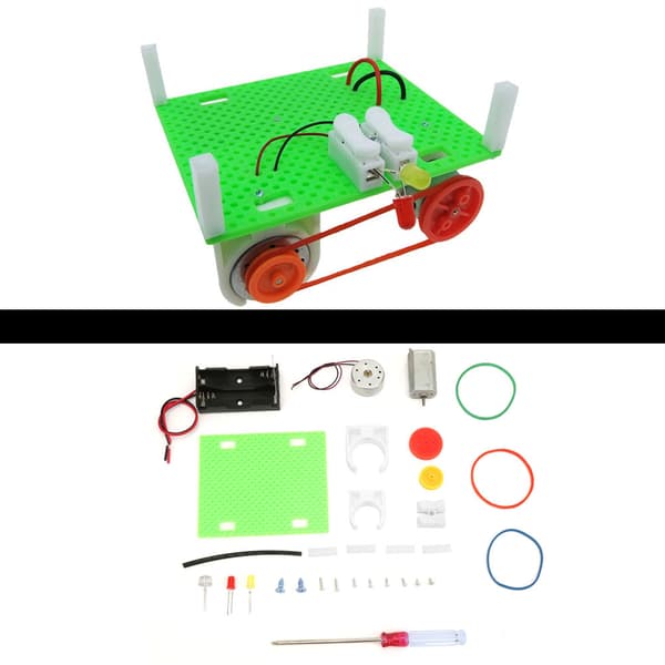 Minigenerator Elektrisk transmisjonshjul for barn Fysisk eksperiment Læringsgave