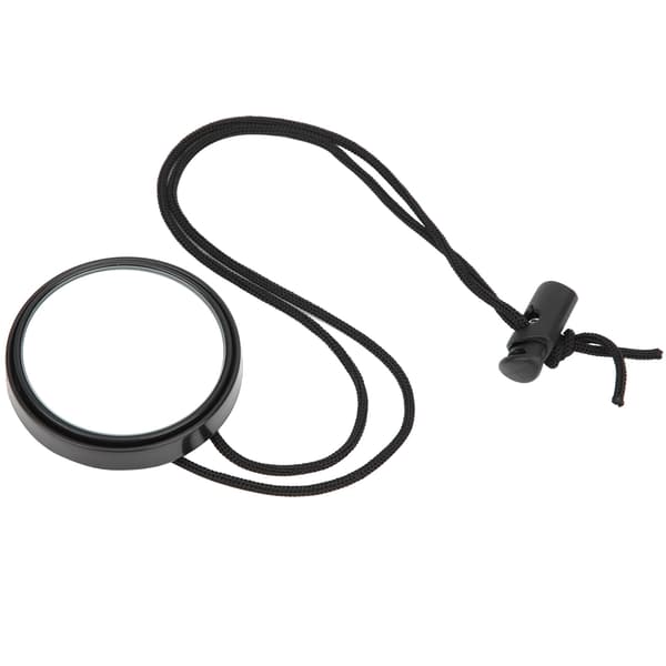 Dive Rearview Mirror 360 Degree Adjustable Rearview Mirror with Lanyard Diving Accessories Black