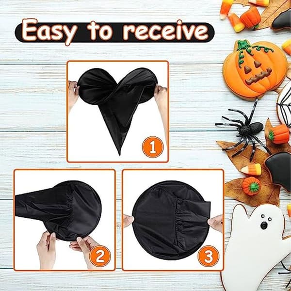 2-pack Halloween Witch Hat Wizard Men Women Costume Cosplay Party
