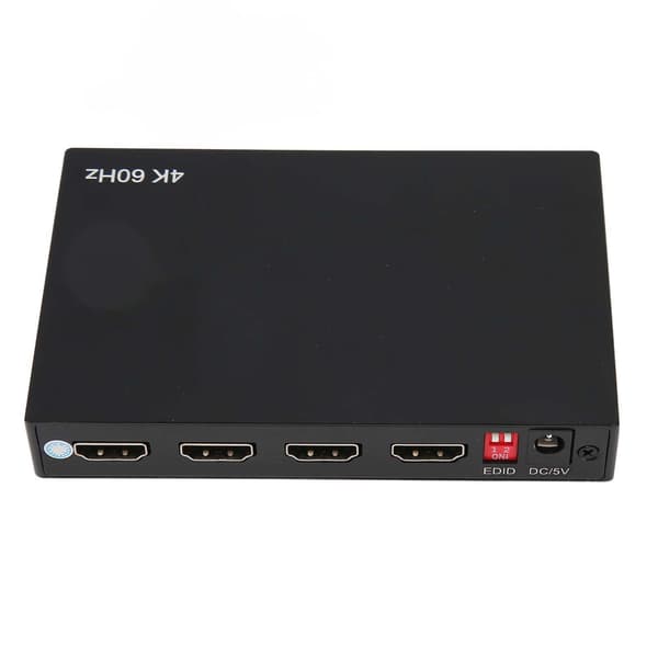 4K 60Hz HD Multimedia Interface Switch Splitter 4K 3D 1080P HDCP2.2 HDR 10 2x2 HD Multimedia Interface Switcher 100‑240V UIK-kontakt