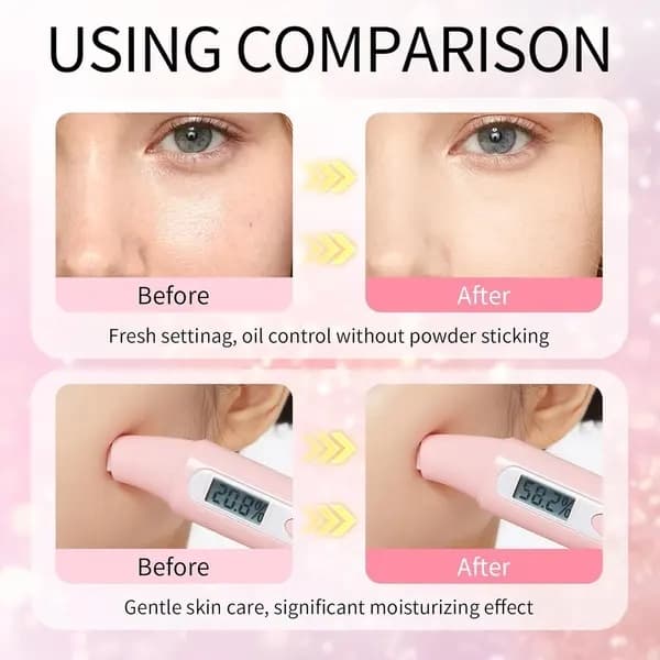 Glow Makeup Setting Spray, Shimmering Dewy Moisturizing Long-lasting Setting Spray for Face Makeup Fine Mist Finishing Spray Radiant Glowing Fine