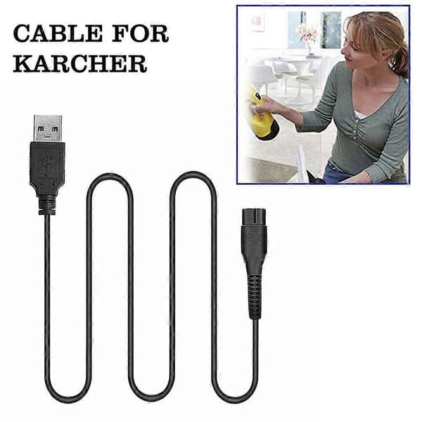 Oplader til Kärcher WV1 WV1 Plus WV2 WV5 WV50 WV55 WV 75 Støvsuger [DB]