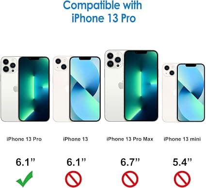(Rose) Silikondeksel til iPhone 13 Pro 6,1 tommer, etui i