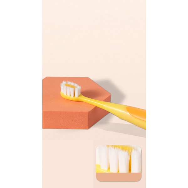 Set - 4 st mjuk manuell tandborste för Kinder