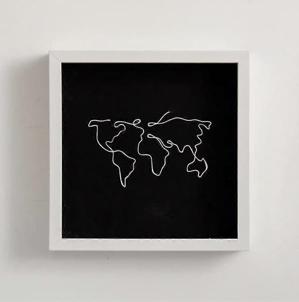 Adventure Archive Box, Travel Adventure Ticket Souvenir Box, Ticket Shadow Box, Memory Frame Shadow Box Photo Frame For Wall And Table Display Black Black