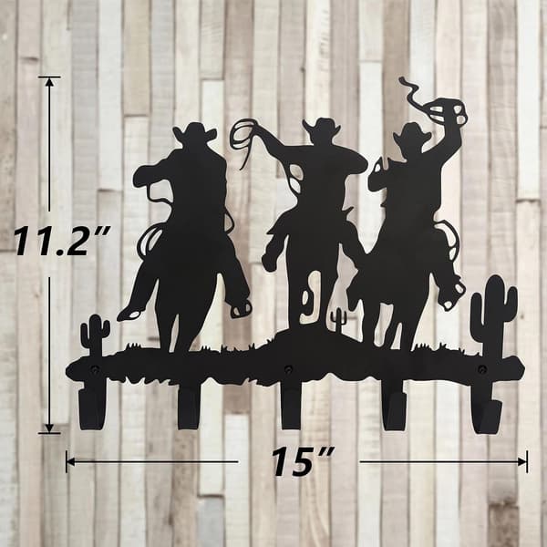 Tøjkroge Vægkunst Dekor (Western Cowboy)