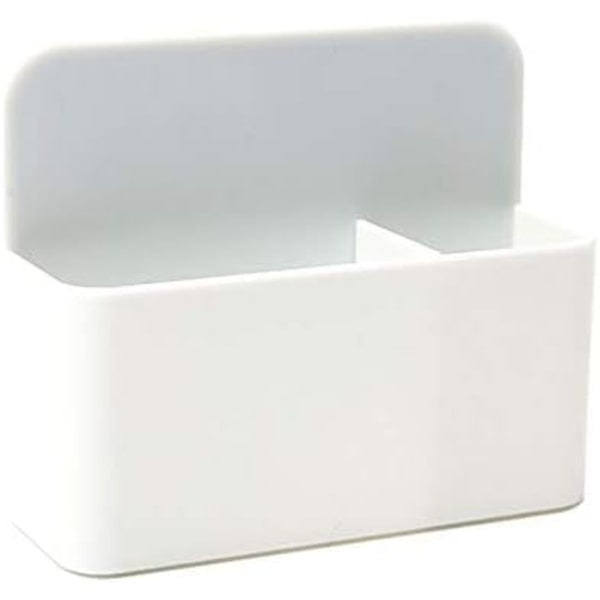 Magnetisk penholder, magnetisk whiteboardpenholder, pen- og viskelæderholder til whiteboard, magnetisk penkop opbevaringsorganisator til kontor (hvid)