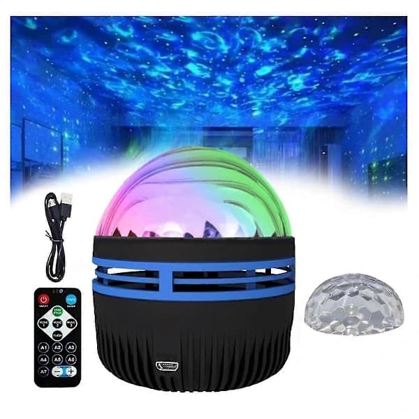 Northern Lights Projector, 2-in-1 Northern Lights and Ocean Wave Projector, Aurora Projector