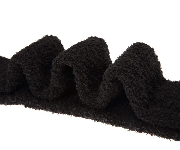 Stribede knæstrømper til kvinder, over knæet lange fluffy strømper, søde tegneserie lårhøje strømper, varme stribede benvarmere