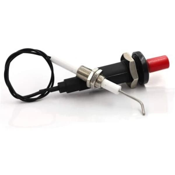 Universal BBQ Grill Igniter Kit with Ceramic Spark Plug Cable Push Button for Propane and Natural Gas Grills 2-Pack