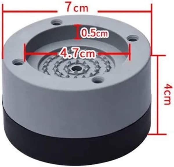 4 st Vibrationsdämpare, Universell Vibrationsdämpare, Tvättmaskin