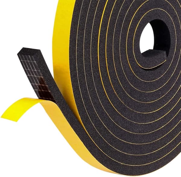 Selvklebende 20 mm x 10 mm skumtetningslist, 2 m rull-FA-