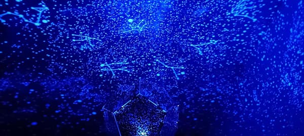 Galaxy Star Natlampe Sky Projektor, LED Stjerner Original Home P