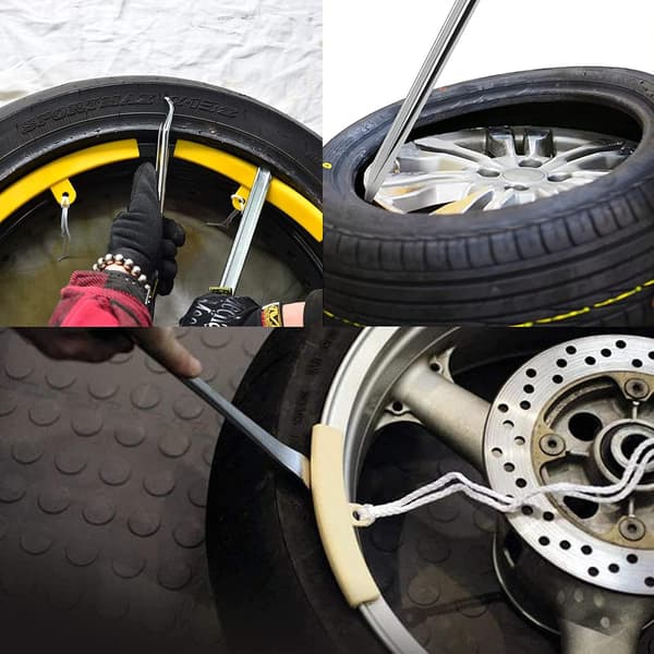 3 stk dekk, sykkelmonteringsbend, scooterdekk, for fjerning