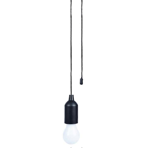 LED-pæreformet lampe med 90 cm snor til camping (FMY)