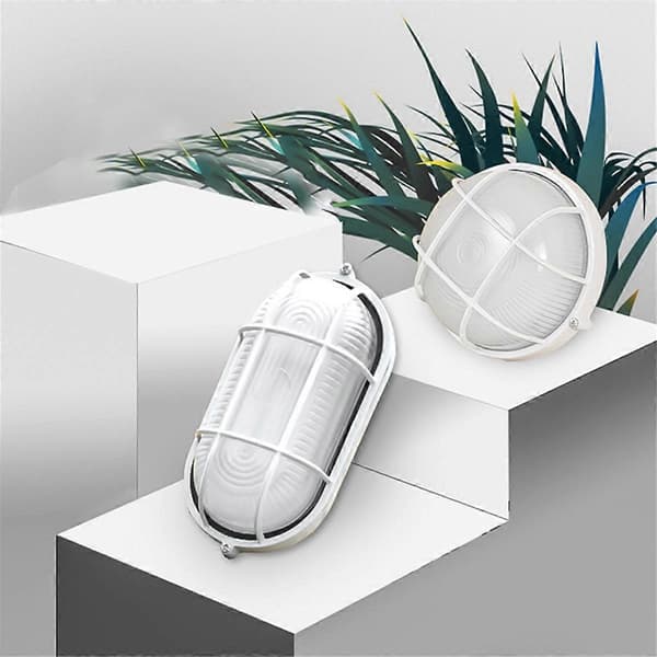 Oval Sauna Lamp Vapor-Proof Explosion-Proof Lamp for Sauna Steam Room Use Sauna Room Moisture Lamp
