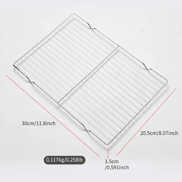 Rectangular Outdoor Grills High Temperature Resistant Stove Rack for Cooking Picnic Small size Small size