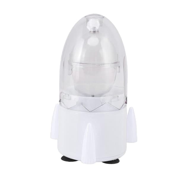 Egg Spinner Oppladbar Silikonbunn Matkvalitets ABS-materiale Gylden Eggmikser for Hjemmet 15W 5V Hvit