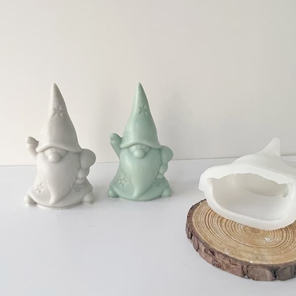 Mode Jultomte Ljus Form Ljusdesign Jul Halloween Dekor Hemprydnad DIY Craft Tool