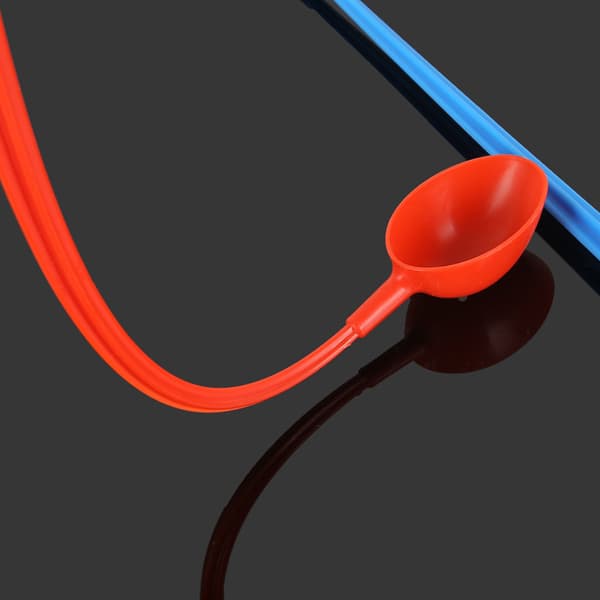 Bait Casting Spoon Portable Flexible Bait Casting Scoop for Lake Red Red