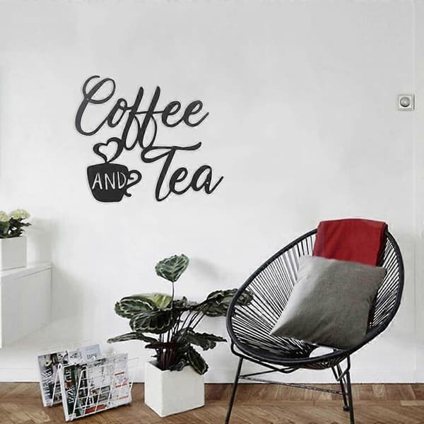 Kaffe- og te-skilt hængende ornament model dekorations tilbehør