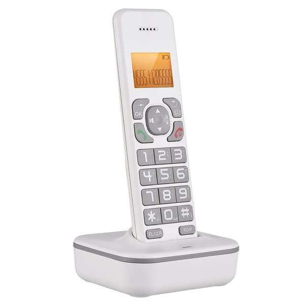 D1102B Trådløs telefon med telefonsvarer, nummerpræsentation/bankefunktion