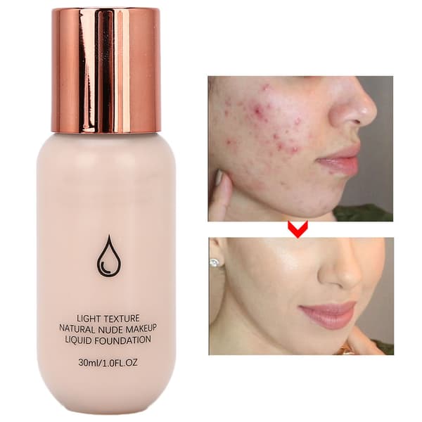 ibcccndc Makeup Liquid Moisturizing Oil Control Face Concealer Cream Makeup Tool 30ml (001)