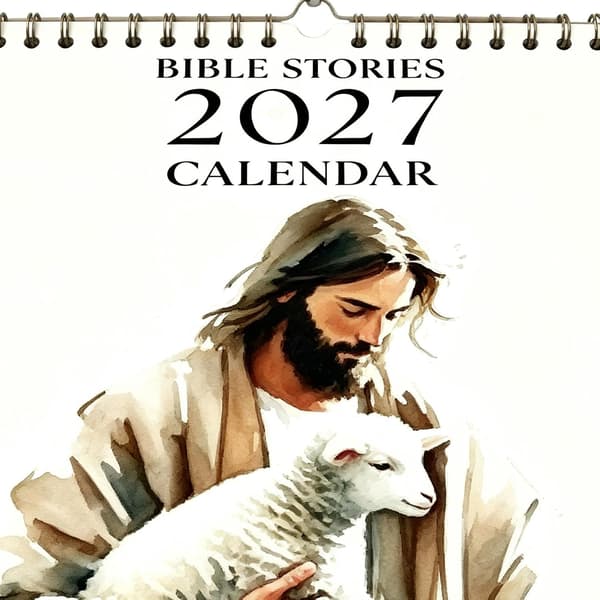 Kalender 2027, januari – december bibelberättelsekalender -